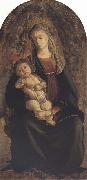 Sandro Botticelli Madonna and Child in Glory with Cherubim Sweden oil painting artist